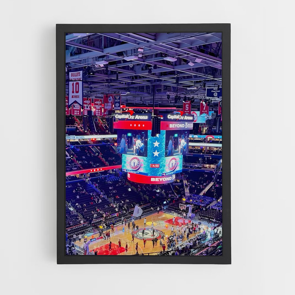 Poster L'Envol des Wizards – affiche Basketball (vue 2)